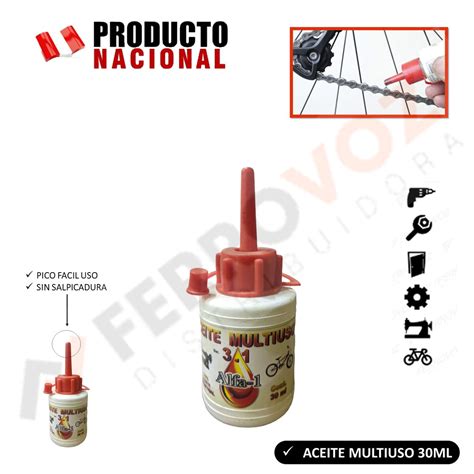 Aceite Multiuso 4 En 1 Chico 30ml 12 Pcs Ferrovoz Import