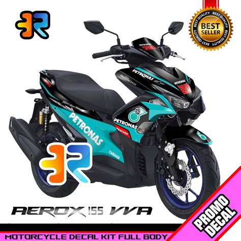 Jual Decal Motor Aerox Petronas Motoblast Sticker Logo Emblem Aerox