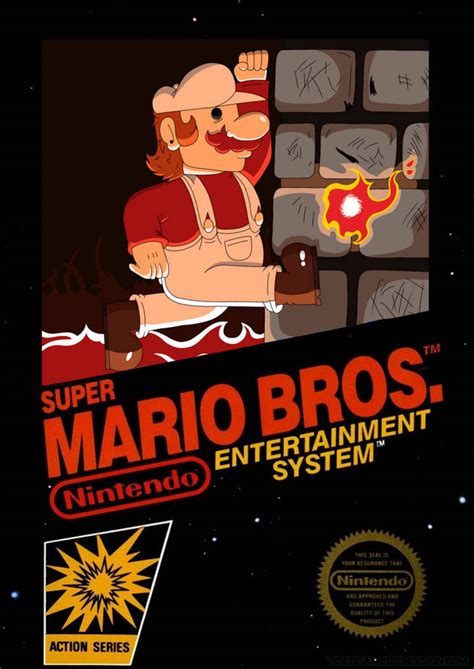 Super Mario Bros. NES Boxart remake by CevapiUlepinji222 on DeviantArt