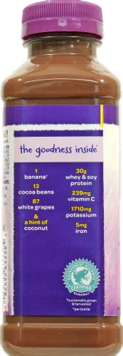 Naked Banana Chocolate Protein Juice Smoothie 15 2 Fl Oz Fred Meyer