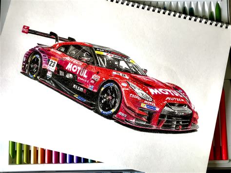 F1 Car Drawing