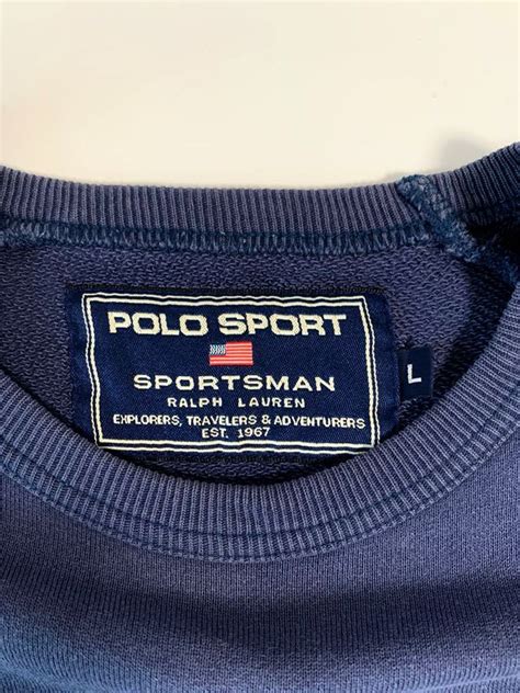 希少 90s POLO SPORT ビンテージ ロゴ スウェット ポロスポーツ