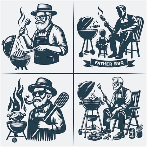 Premium Vector BBQ Svg Vector Silhouette Bundle File