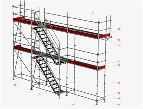 Modular Scaffolding System RINGSCAFF By Scafom Rux