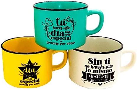 DISOK Lote De 30 Tazas Con Frases Gracias Por Venir Tazas Para