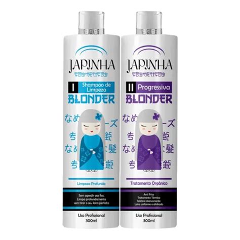 Kit Progressiva Org Nica Matizadora Blond Japinha Ml