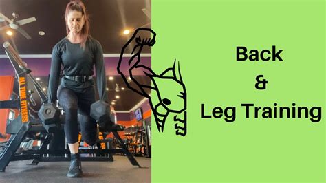 Bikini Competitor Back Leg Training Youtube