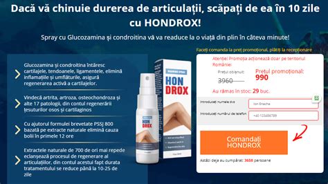 Hondrox Spray Recenzii Lucrări Preț Ingrediente Beneficii Cumpără