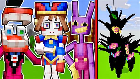 ЛУЧШИЙ МОД ЦИФРОВОЙ ЦИРК В МАЙНКРАФТ The Amazing Digital Circus Minecraft Youtube