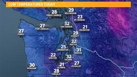 Coldest Morning Of The Season Sea Tac Hit Freezing For The First Time