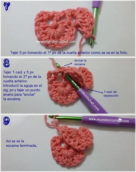 Como Tejer El Punto Cocodrilo O Escama A Crochet O Ganchillo Paso A