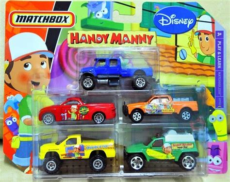 Kukuspace Matchbox Handy Manny 5 Cars Pack