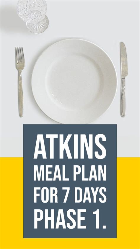 Atkins Meal Plan For 7 Days Phase 1 What Diet Is It Atkins Recipes ...