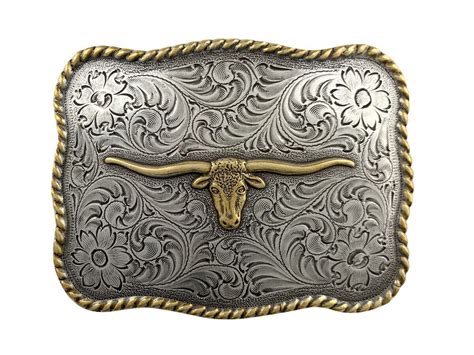 Men S Belt Buckles Clothing Shoes Accessories Vintage Western Silver