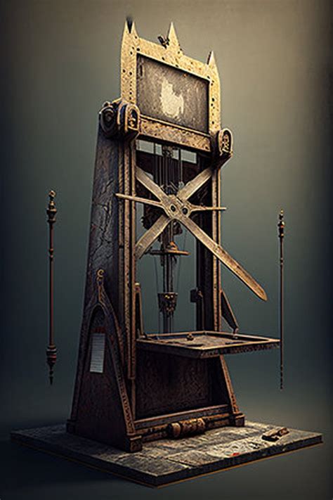 Guillotine Digital Download Poster Art - Etsy