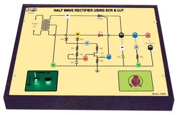 Half Wave Rectifier Using Scr Ujt Trainer Adtron Technologies