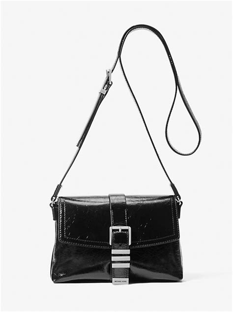 Darrington Mini Crackled Leather Crossbody Bag | Michael Kors