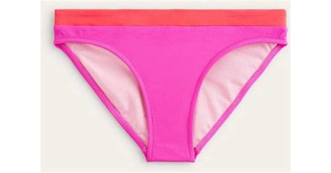 Boden Panel Bikini Bottoms In Pink Lyst