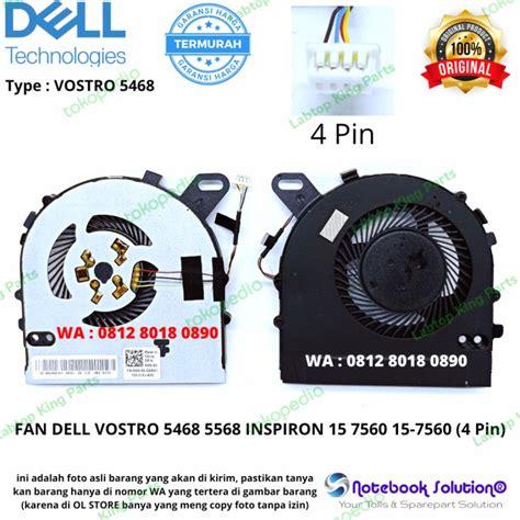 Jual TERKENAL ORIGINAL KIPAS FAN DELL VOSTRO 5468 5568 INSPIRON 15 7560