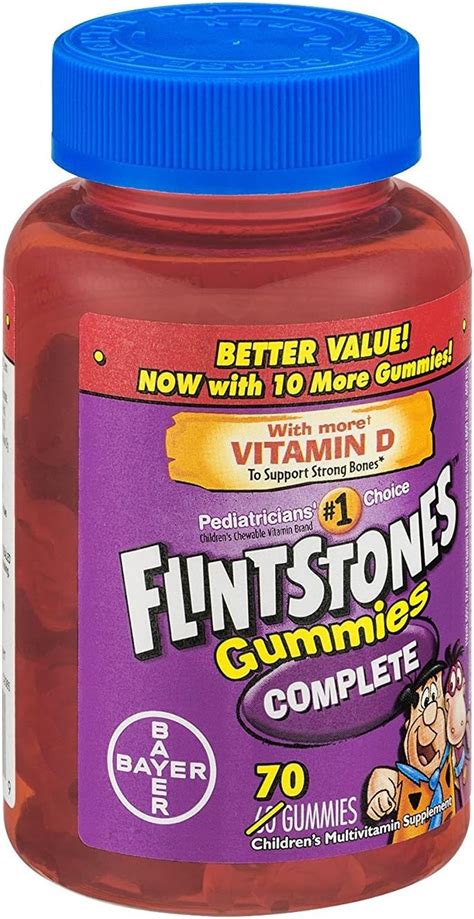 Amazon.com: Flintstones Gummies, Complete, 70 gummies (Pack of 12 ...