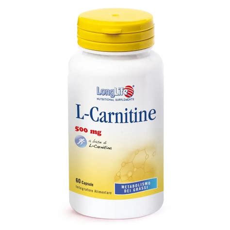 Longlife L Carnitine Capsule Integratore Alimentare Bosciaclub