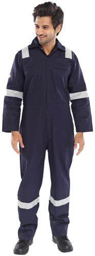 Beeswift Fire Retardant Nordic Design Boilersuit Navy Blue 56