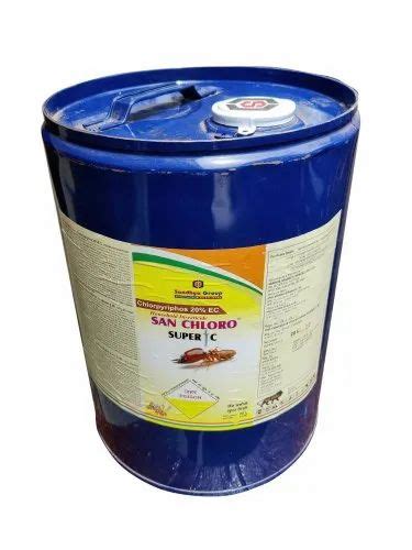 Litres San Chloro Super Tc Termiticide Chlorpyrifos Ec Drum At