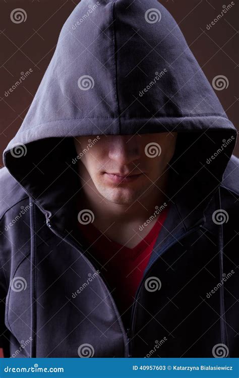 Man In A Hoodie Stock Photo - Image: 40957603