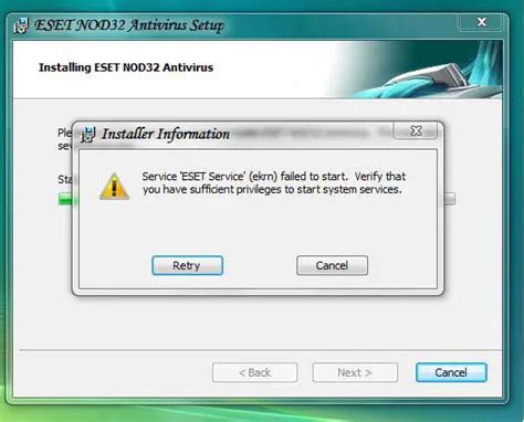 Failed to start ESET NOD32 - Techyv.com