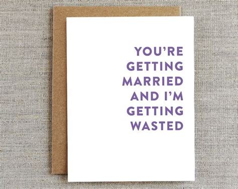 Funny Wedding Card Funny Marriage Card Funny Congratulations - Etsy ...