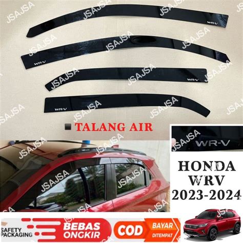 Talang Air Honda Wrv Wr V Side Visor Hitam Lazada