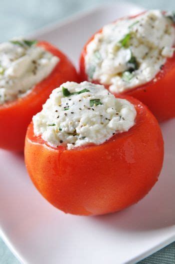 Stuffed Tomatoes With Truffle Herbed Goat Cheese Recipe