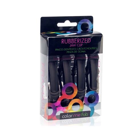 Затискач із прогумованим покриттям Rubberized Jaw Clip Framar, чорний ...