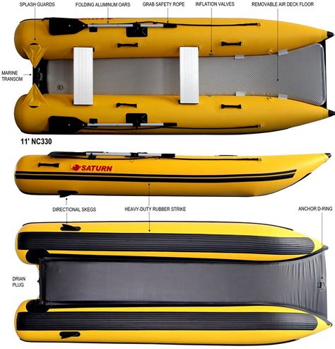 Inflatable Lightweight Catamaran Boat NC330