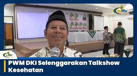 PWM DKI Selenggarakan Talkshow Kesehatan YouTube