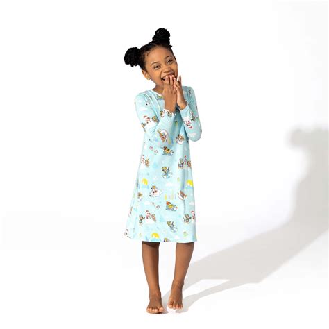 PAW Patrol Holiday Magic: Girls' Winter Bamboo Dress - Bellabu Bear