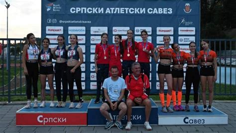 PIONIRI PROLETERA MEĐU NAJBRŽIMA U SRBIJI Uspeh mladih atletičara u