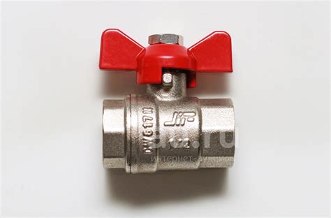 Кран шаровый бабочка 1/2 DN15 (CW617N) PN40 — купить в Красноярске ...