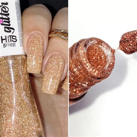 Esmalte Hits Diamante Diamante De Fogo Glitter Refletivo Gabeauty