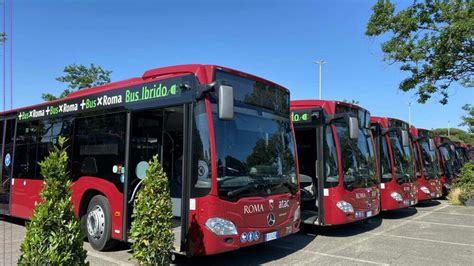 Roma Arrivano I Nuovi Bus Ibridi Lunghi Metri Di Atac Eventi Tv