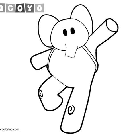 Pocoyo Coloring Pages Baby Bird - Free Printable Coloring Pages