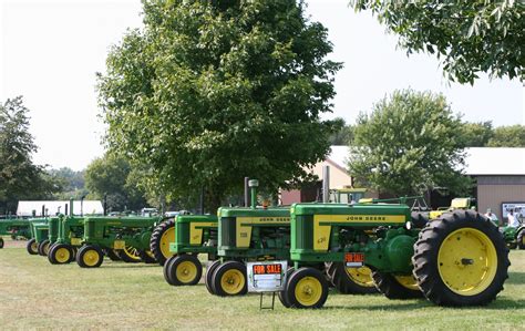 Farming, #102 row of John Deere tractors | Minnesota Prairie Roots