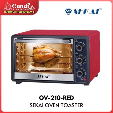 Jual Sekai Oven Listrik Low Watt Ov Red Kapasitas Liter Shopee