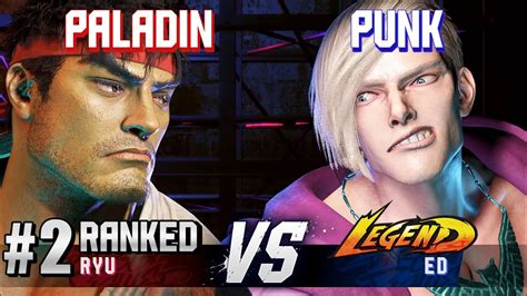 SF6 PALADIN 2 Ranked Ryu Vs PUNK Ed High Level Gameplay YouTube