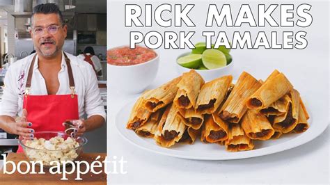 Rick Makes Pork Tamales From the Test Kitchen Bon Appétit YouTube