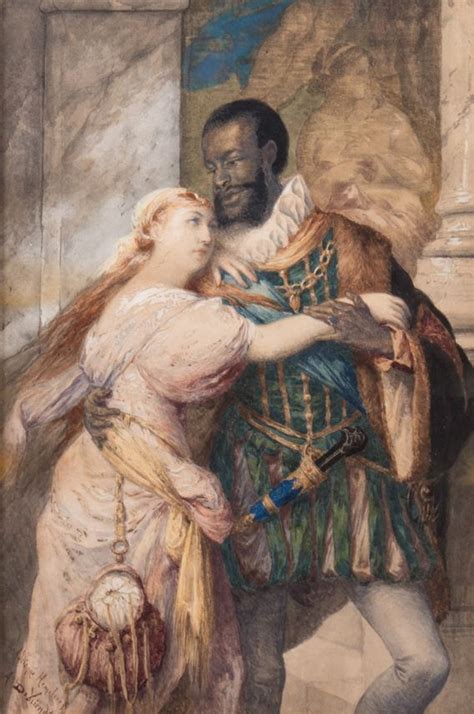 Albrecht De Vriendt Othello And Desdemona Scene From Shakespeares