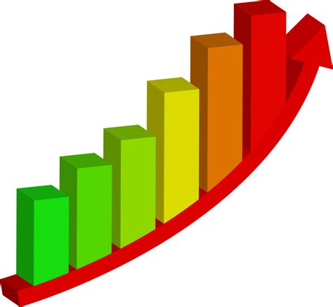 Rising Graph From Green To Red For Financial Crisis Inflation Or Cost