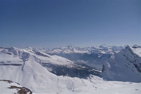 Blick Ber Den Gemmipass Ins Wallis Fotos Hikr Org