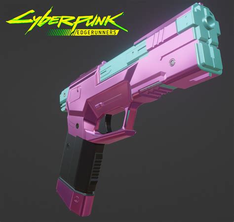 Archivo STL Pistola de Rebecca Modelo de impresión 3D Cyberpunk