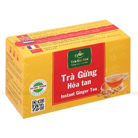 Trà Gừng Hoà Tan Trà Đại Gia 200G (10G x 20 Gói)